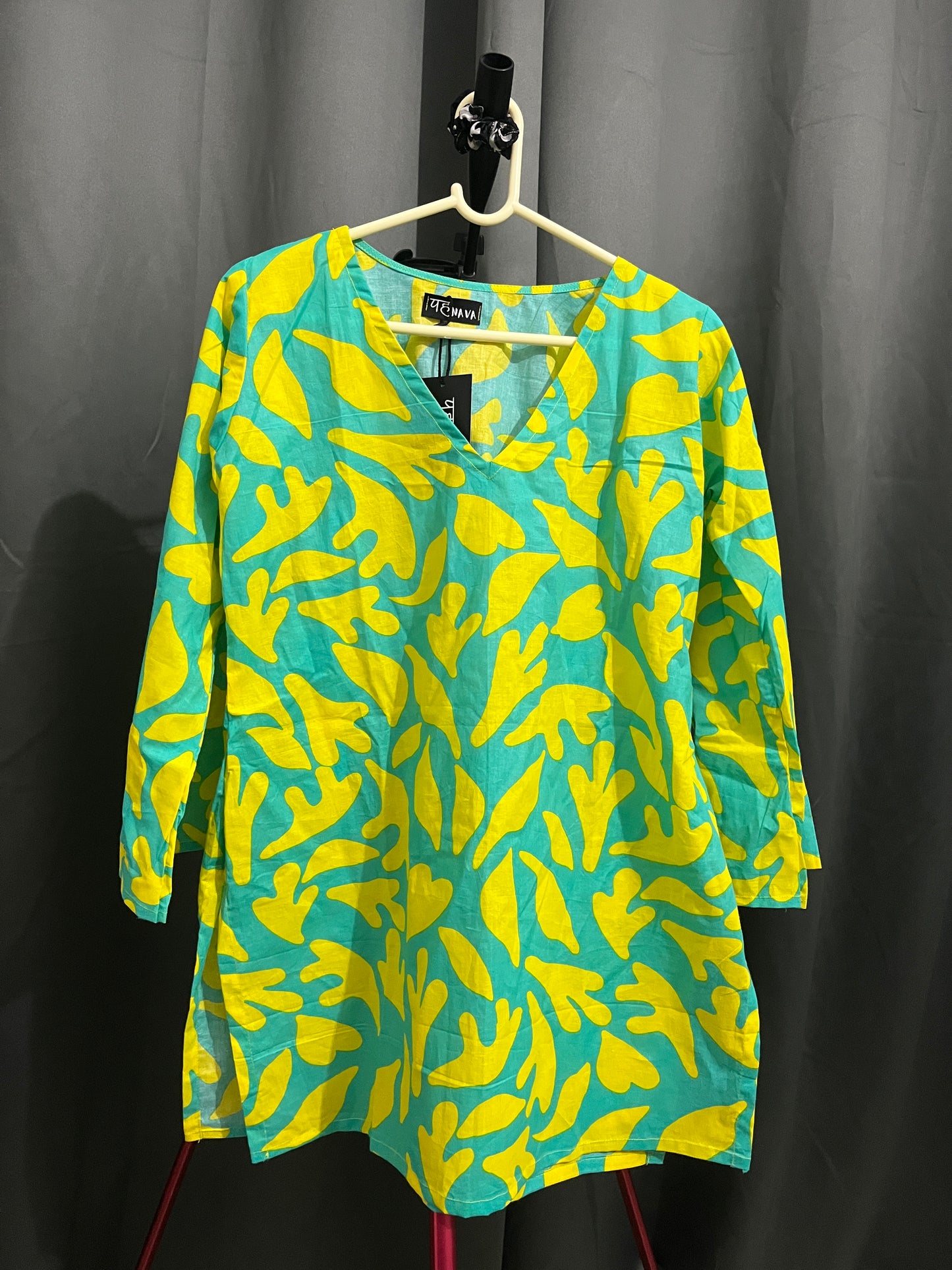 Tropical Vibes Printed Kurti