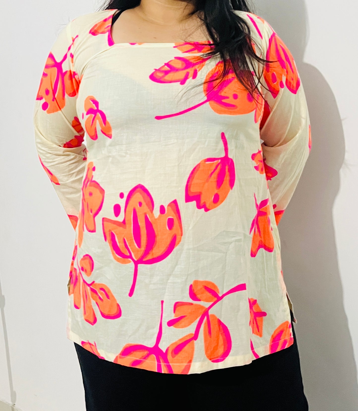 Sunset Petals Kurti