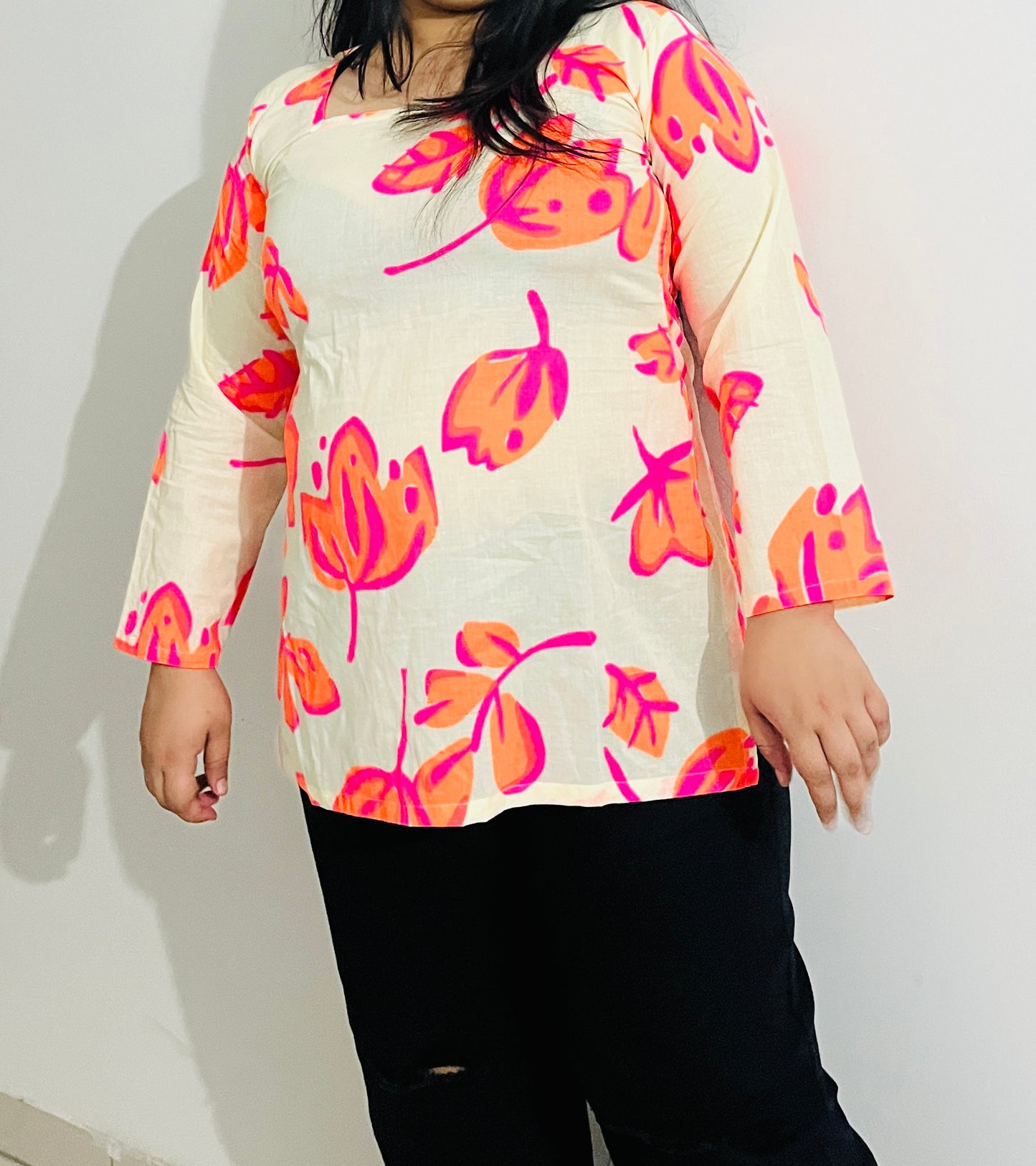 Sunset Petals Kurti