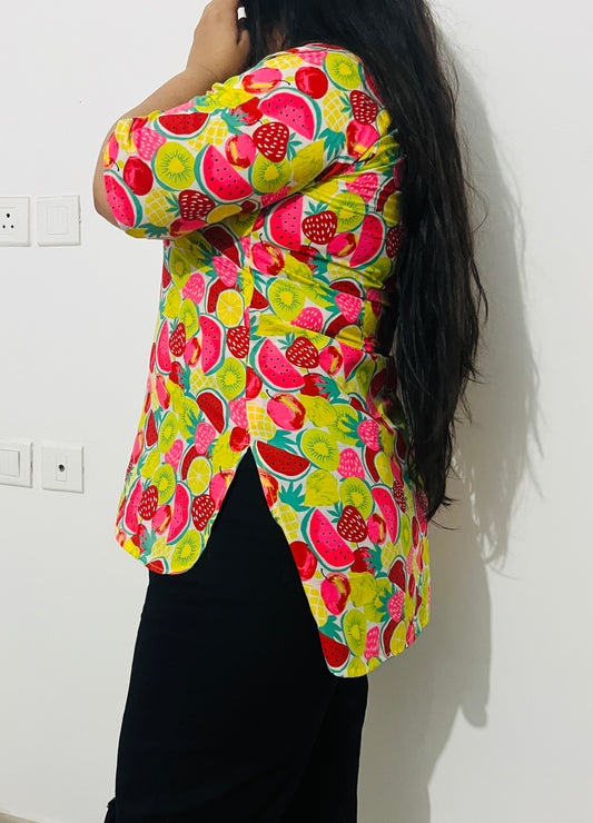 Fruity Fiesta Printed Kurti