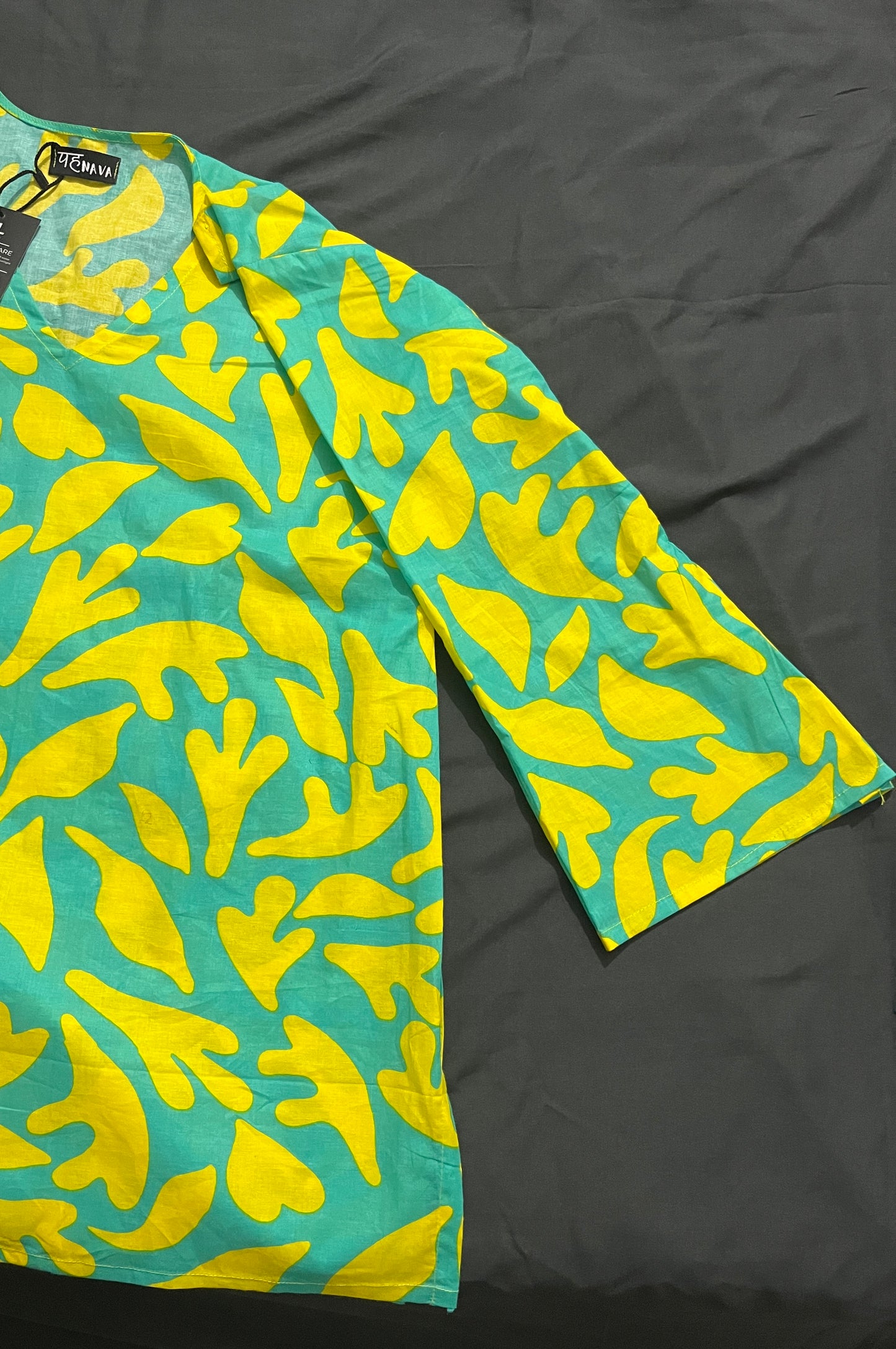 Tropical Vibes Printed Kurti