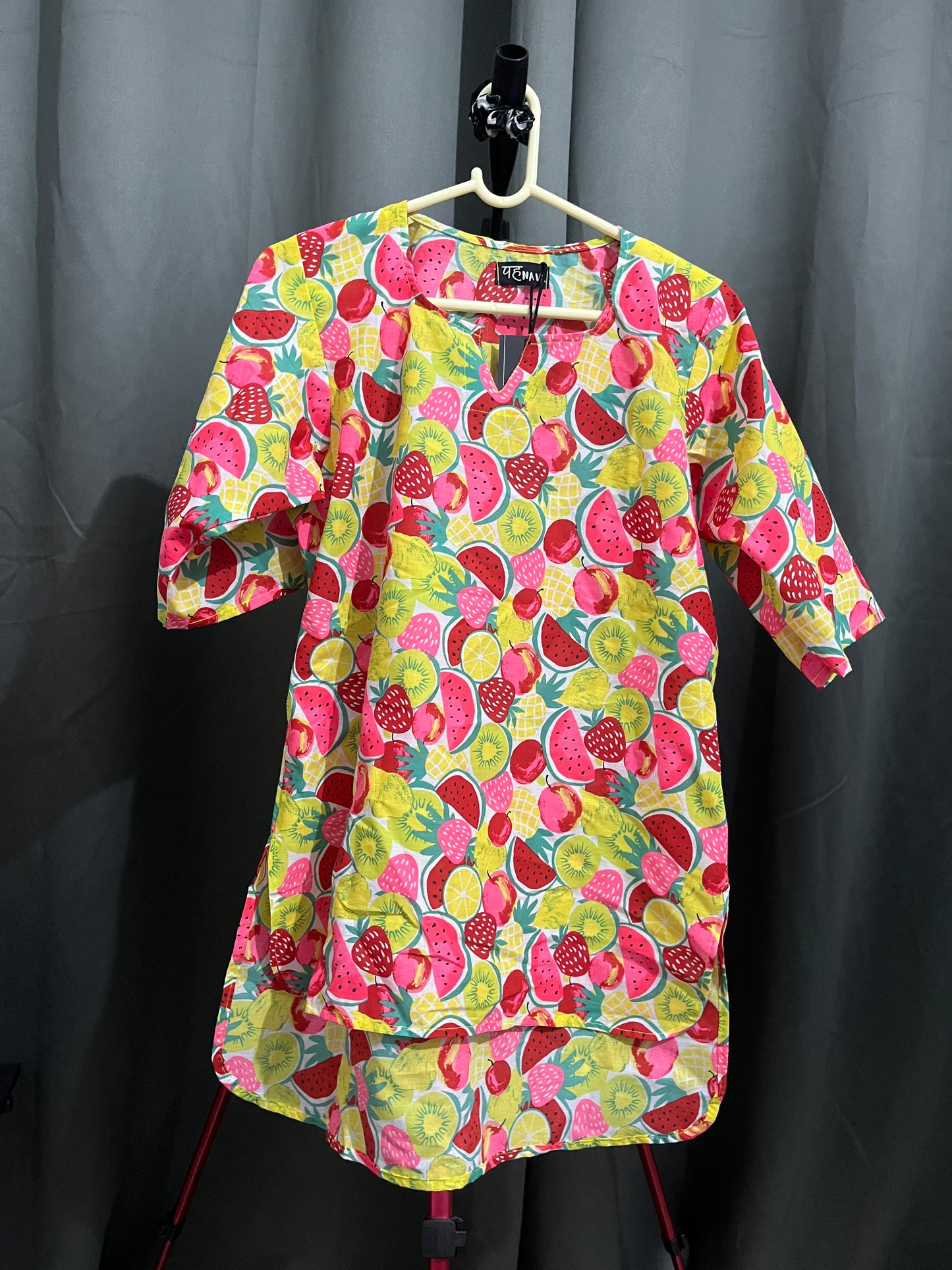 Fruity Fiesta Printed Kurti