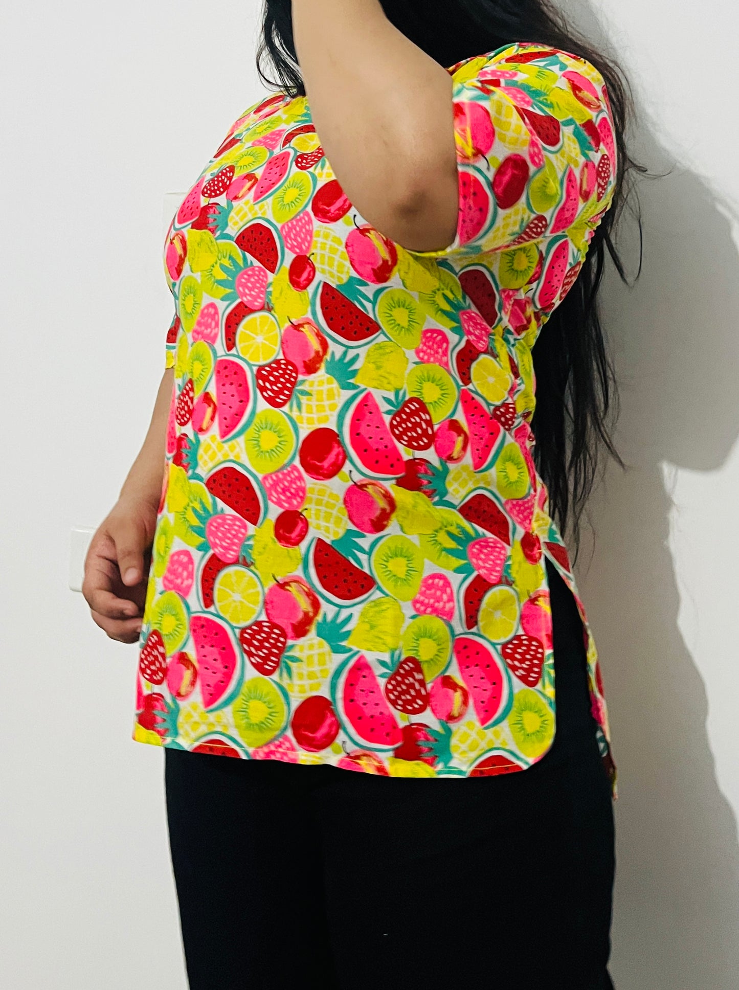 Fruity Fiesta Printed Kurti