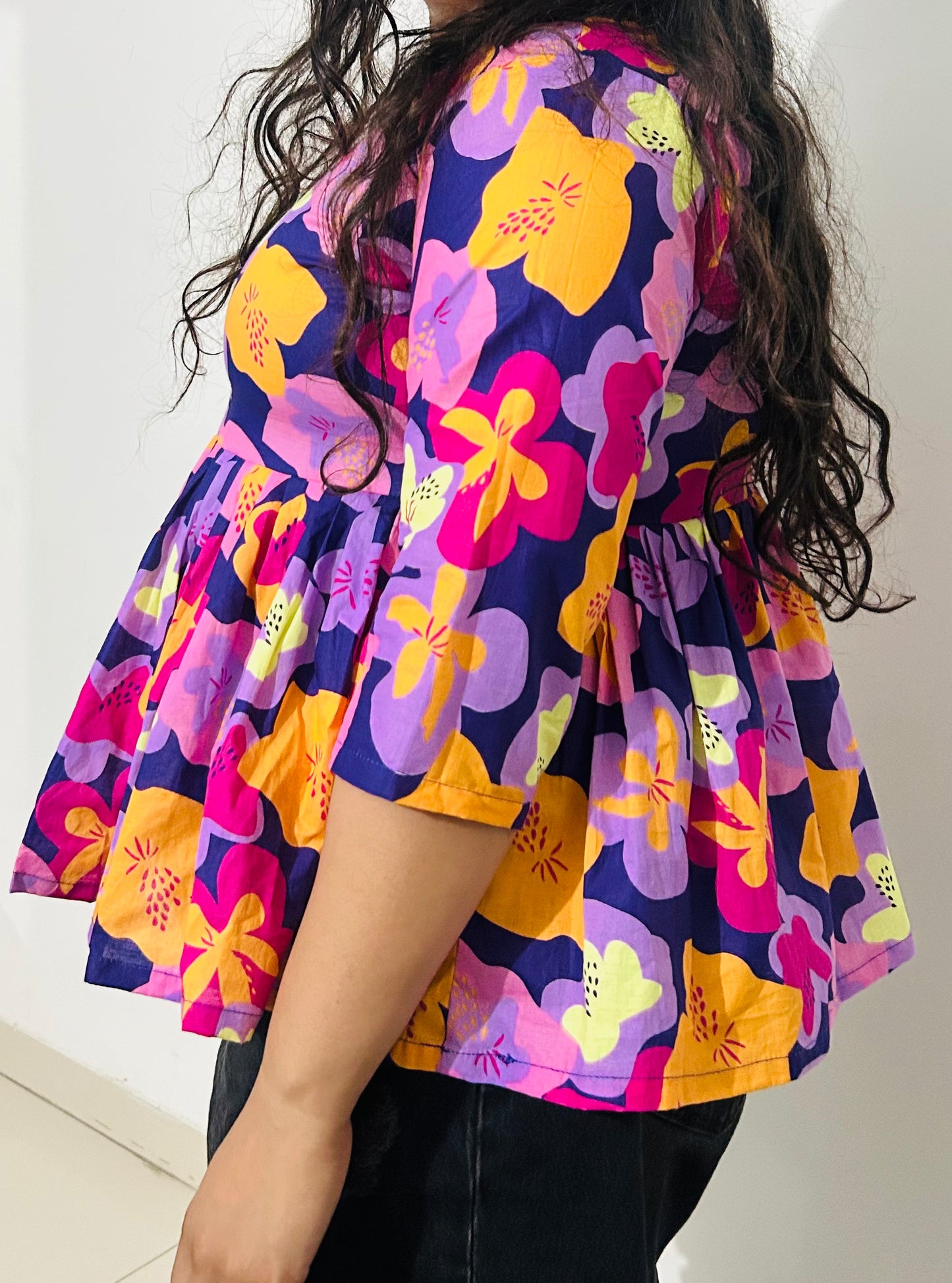 Bloom Pop Frock Kurti